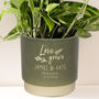 Personalised Engagement Indoor Plant Pot, thumbnail 1 of 6