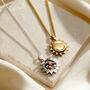 Personalised Sun Locket Necklace, thumbnail 2 of 8