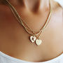 Personalised Multi Chain Heart Necklace, thumbnail 1 of 4