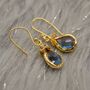 Labradorite Cute Dangle Silver Earrings, thumbnail 1 of 8