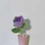 Valentine Rose Crochet Flower, thumbnail 5 of 6