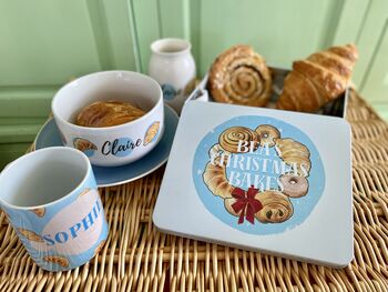 Personalised Pastry Wreath Biscuit Tin, 6 of 8