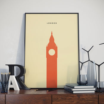 Big Ben London Contemporary Landmark Print, 2 of 4