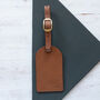 Personalised Leather Passport Cover And Luggage Label, thumbnail 8 of 12