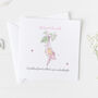 New Baby Card For Girls, Christening Card Girls ..3v1a, thumbnail 1 of 6