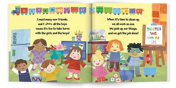 Personalised Children's Book, Nursery School Book, 5 of 9