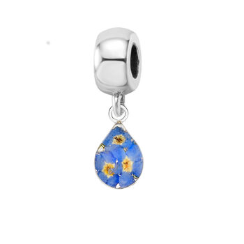 Bracelet Charms With Real Flowers Eight Designs Fits Popular Charm Bracelets, 4 of 12