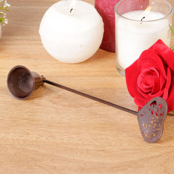 Cast Iron Heart Candle Snuffer, 4 of 9