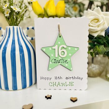 Personalised 16th Birthday Gift For Him And Card, 2 of 3