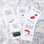 Funny Christmas Cards Pack Of 10, Two X Five Designs, thumbnail 1 of 6