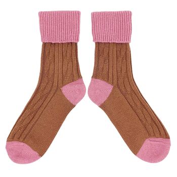 Cashmere Blend Slouch Socks, 5 of 12