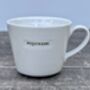 White ‘Espresso’ Mug In Green, thumbnail 1 of 2