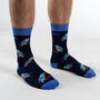 Bamboo Socks | Kingfisher Socks | Bird Socks | Gift, thumbnail 1 of 2