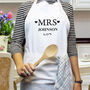 Personalised Mrs White Apron, thumbnail 1 of 2