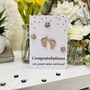 New Baby Card For Grandchild, Godchild, Niece And Nephew, thumbnail 1 of 2