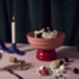 Handmade Blue Wavy Ceramic Candelabra For Four Candles, thumbnail 8 of 9