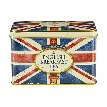 Retro Union Jack English Breakfast Tea Tin 40 Teabags, 4 of 6