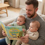 Personalised Twins First Father's Day Book, thumbnail 1 of 12