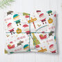 Santa's Elf Boy Wrapping Paper Roll Or Folded, thumbnail 1 of 3