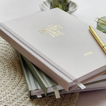 2025 Personalised Weekly Planner, Pink And Gold Foil, 10 of 10