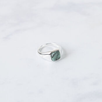 Emerald Signet Ring, 3 of 6