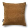 Luxury Soft Brushed Linen Blend Cushion Antique Gold With Optional Piping, thumbnail 5 of 5