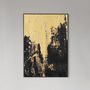 Black And Gold Deluxe Print, thumbnail 1 of 7