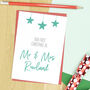 First Christmas As Mr And Mrs Card, thumbnail 1 of 2