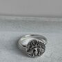 Sterling Silver Bee Coin Ring Ancient Symbolism, thumbnail 9 of 9