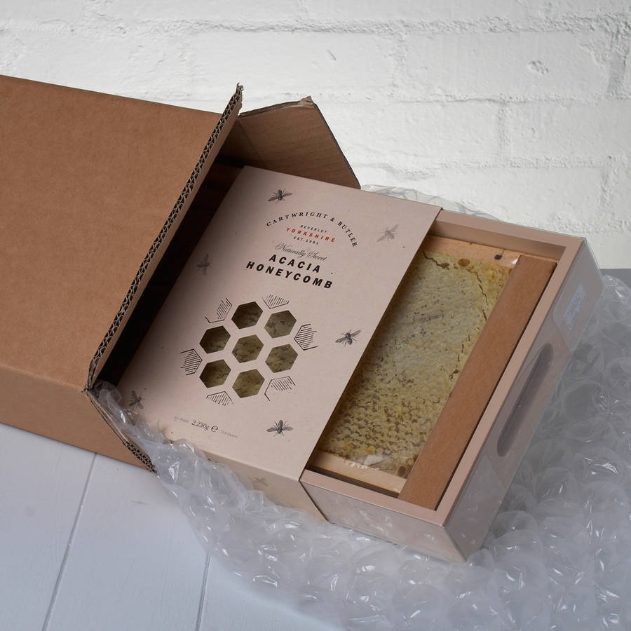 Acacia Honey Comb In Wooden Frame By Whisk Hampers Acacia Honey Comb In Wooden Frame By Whisk Hampers