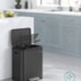 Small Double Pedal Bin For Waste And Recycling, thumbnail 3 of 7