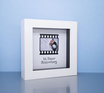 Personalised 1st Paper Anniversary Photo Small Frame Gift, 2 of 4