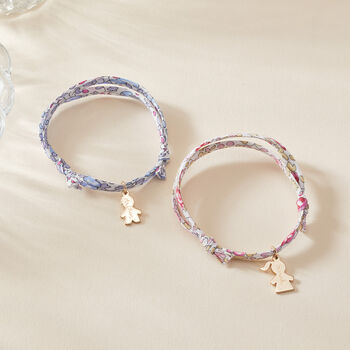 Personalised Mini Family Liberty Bracelet, 3 of 6