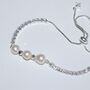 Lustre Pearl Tennis Bracelet, thumbnail 1 of 4