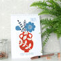 2025 Illustrated Floral Vase Desk Calendar, thumbnail 1 of 5