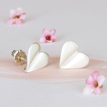 'Love Grows' Silver Heart Jewellery Set By Louise Mary ...