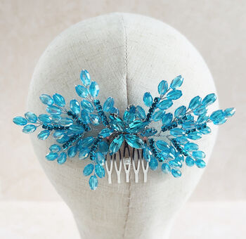 Blue Bow Crystal Headpiece, 5 of 5