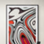 Bright Abstract Shapes Print, Contemporary Wall Art, thumbnail 2 of 12