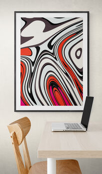 Bright Abstract Shapes Print, Contemporary Wall Art, 2 of 12