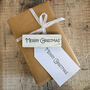 Merry Christmas Large Rubber Stamp For Crafting, thumbnail 3 of 6