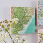 Custom Map Location Collectable Wall Art Block, thumbnail 5 of 7