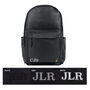 Personalised Black Leather Backpack With Side Pockets, thumbnail 7 of 9