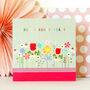 Floral Happy Anniversary Card, thumbnail 4 of 5
