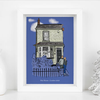 Personalised Hand Drawn House Drawing, 2 of 3