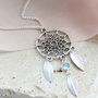 Dreamcatcher Birthstone Necklace, thumbnail 1 of 7
