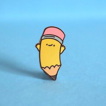 Pencil Enamel Pin | Cute Pin Badge, 2 of 5