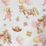 Girl Pony Balloon Cake Wrapping Paper Roll Or Folded, thumbnail 2 of 2