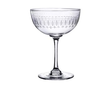 Set Of Two Ovals Champagne Saucers, 2 of 3