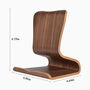 Desktop Wood Stand Holder Dock For Tablet, thumbnail 2 of 4