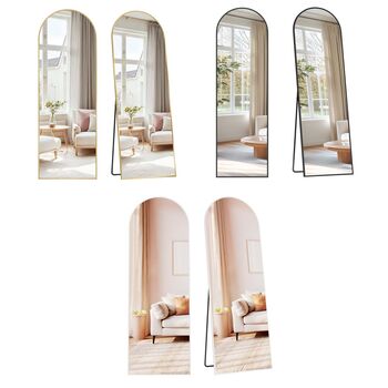 Arched Standing Mirror Full Length Glass, 6 of 6